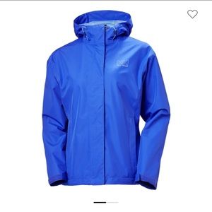 HELLY HANSON RAIN JACKET IN ROYAL BLUE